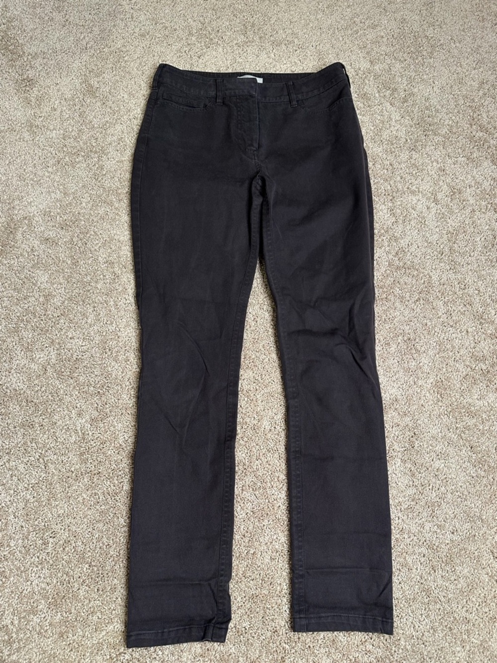 Hobbs London Brown Gray Slim Pant Casual Stretch Trousers Size US 4 UK 8